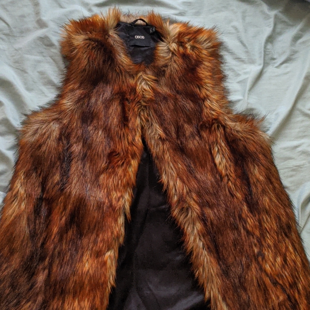 Women's ASOS Faux Fur Vest